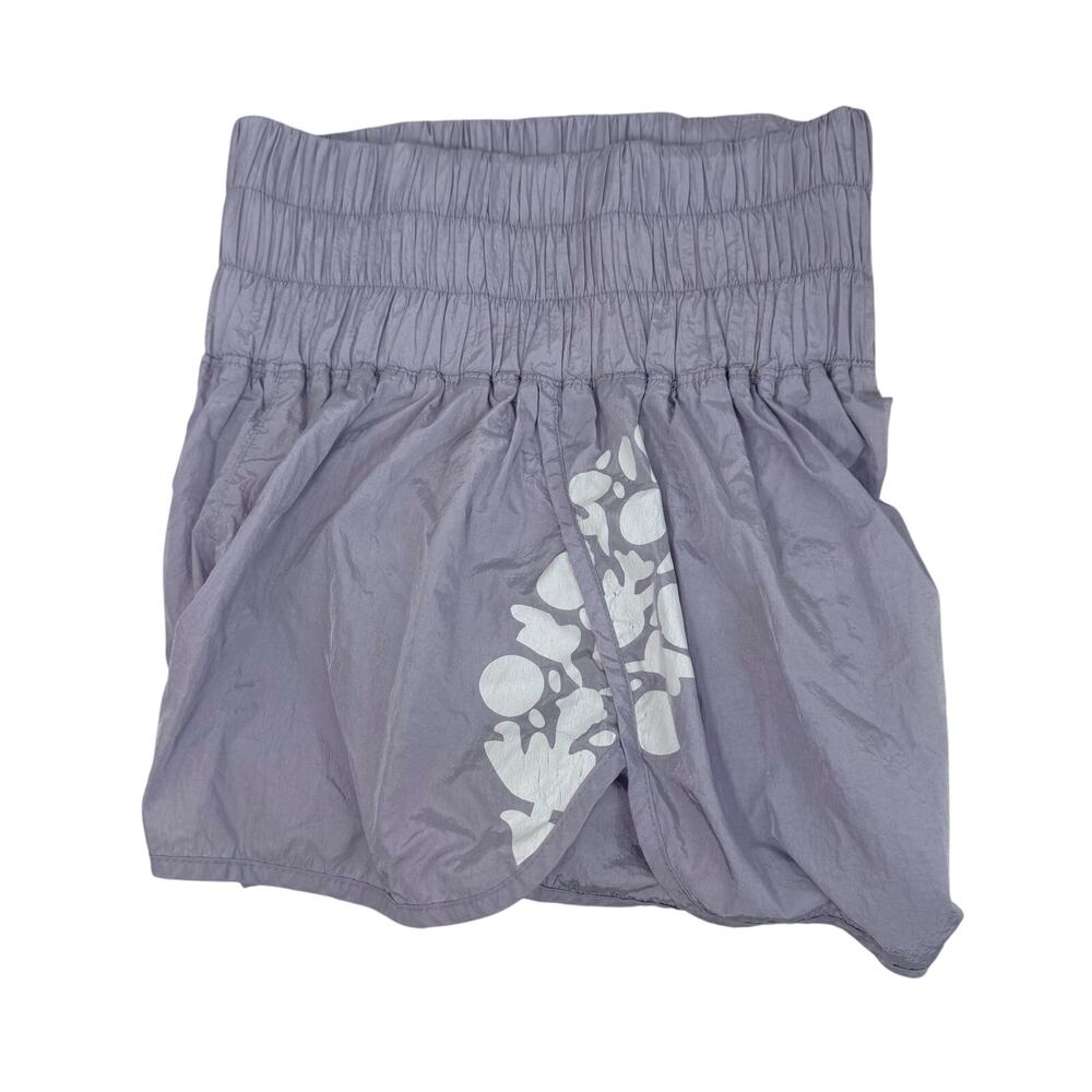 Free People The Way Home Logo Shorts purple size M runner - Picture 5 of 6